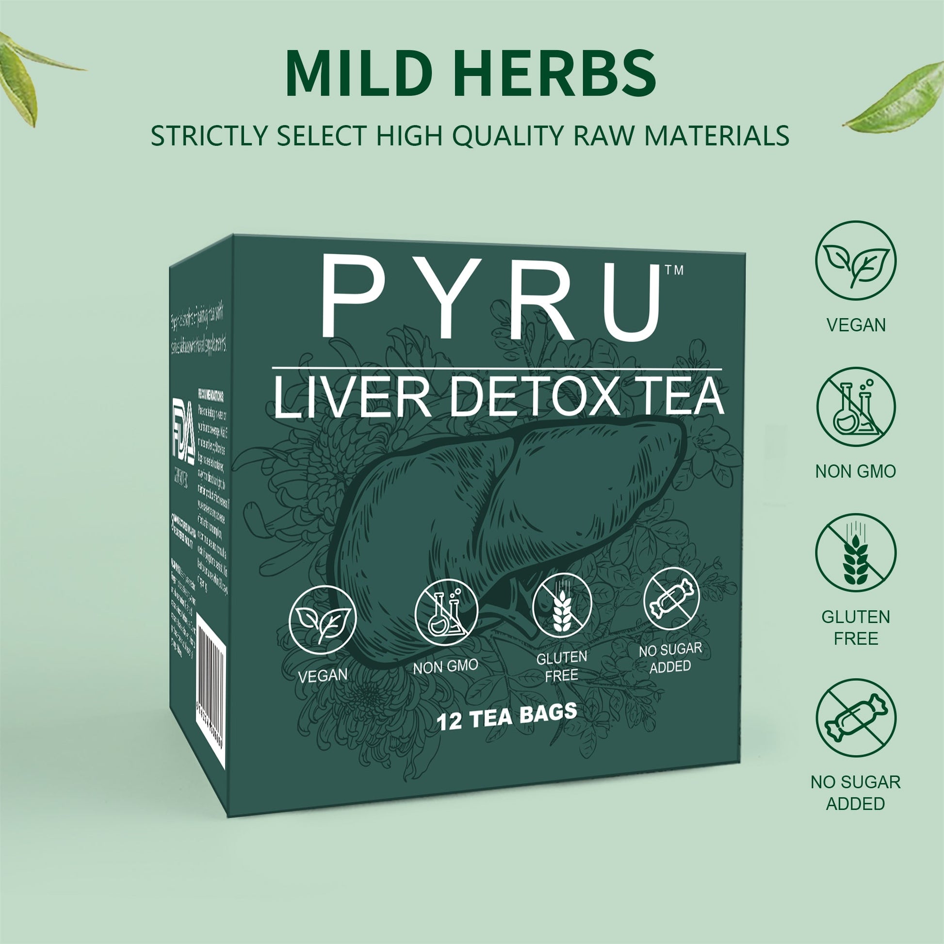 PYRU Liver Detox Tea