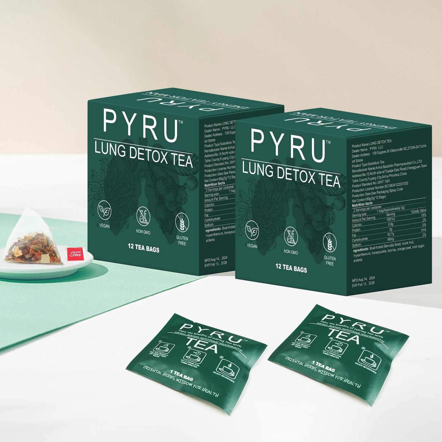 PYRU Lung Detox Tea