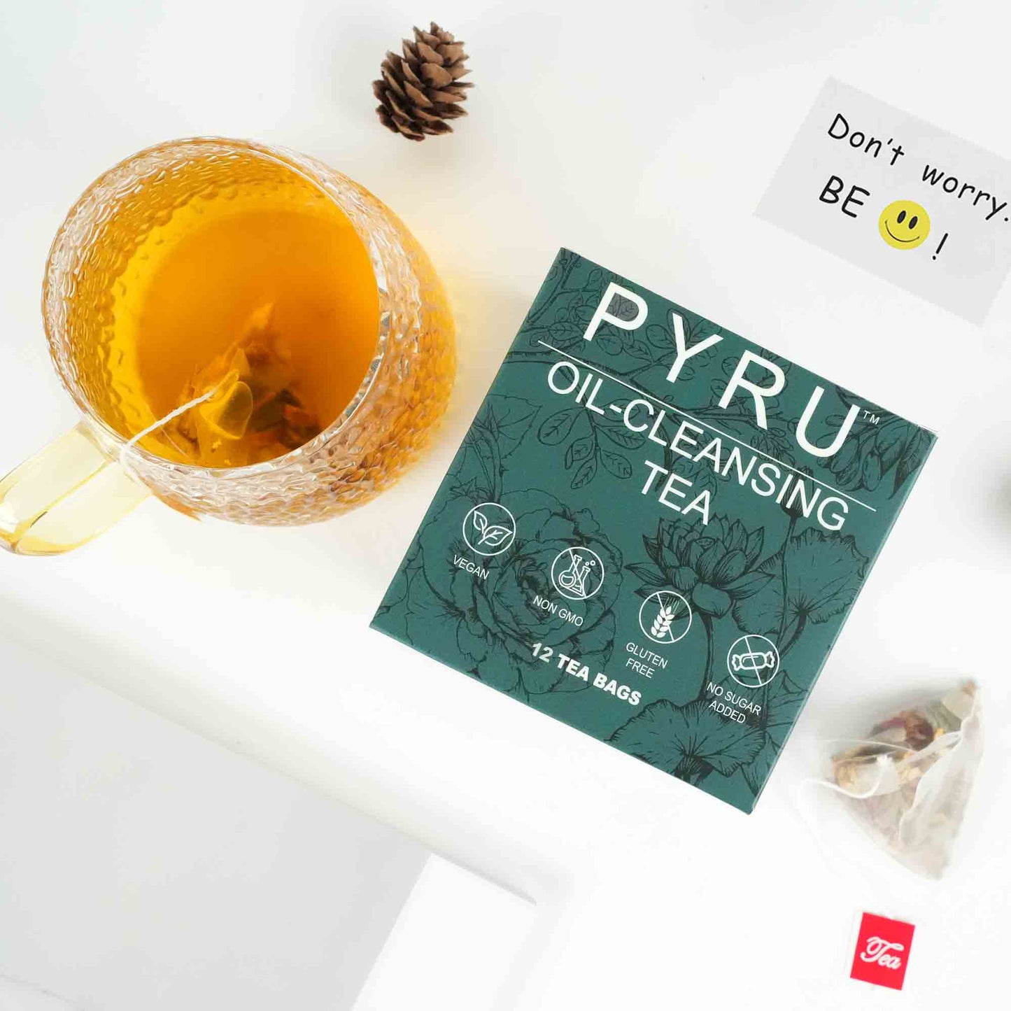 PYRU Oil Reducing Tea 12 Bags